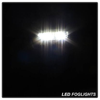 Spyder 16-18 GMC Sierra 1500 OEM Style Full LED Fog Light w/Switch - Clear (FL-GS2016-LED-C) 9043222