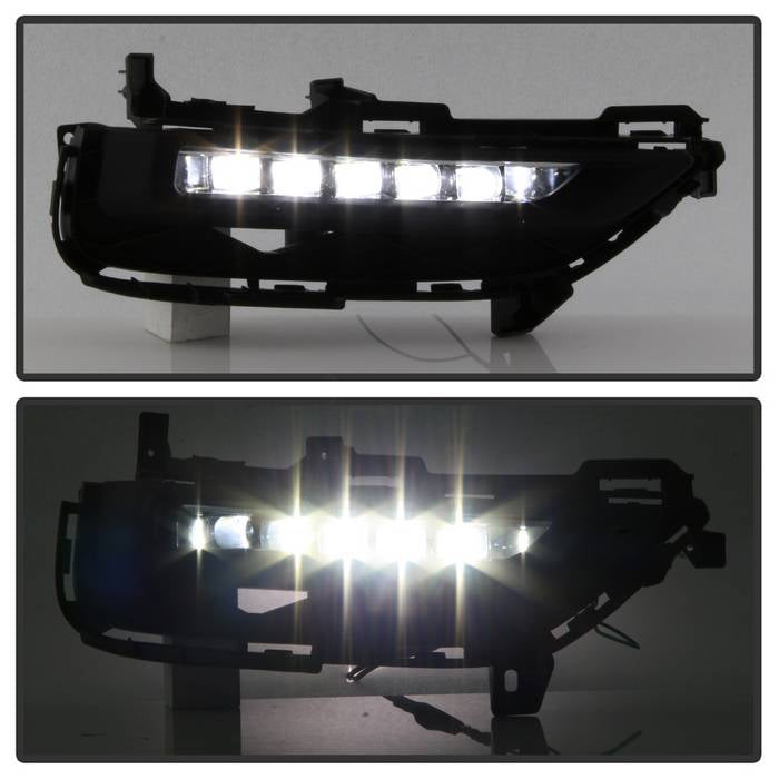 Spyder Honda Accord Coupe 2016-2017 OEM LED Fog Lights W/Switch- Clear FL-HA2016-2D-LED-C 5083043