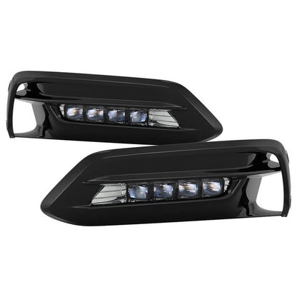 Spyder Honda Accord Sedan 2016-2017 OEM LED Fog Lights W/Switch- Clear FL-HA2016-4D-LED-C 5083050