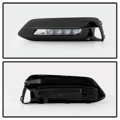 Spyder Honda Accord Sedan 2016-2017 OEM LED Fog Lights W/Switch- Clear FL-HA2016-4D-LED-C 5083050