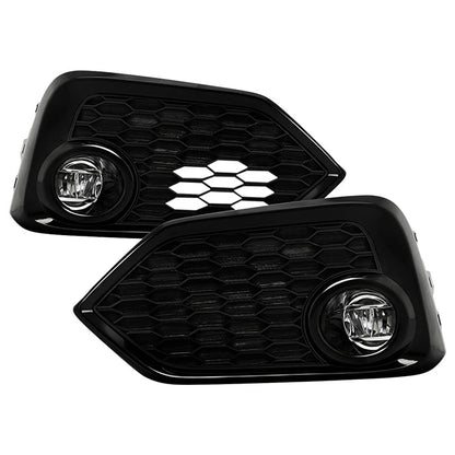 Spyder 16-17 Honda Civic Hatchback (Hatch Only) OEM LED Fog Light w/Switch - Clear (FL-HC2017-LED-C) 9043338