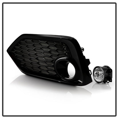 Spyder 16-17 Honda Civic Hatchback (Hatch Only) OEM LED Fog Light w/Switch - Clear (FL-HC2017-LED-C) 9043338