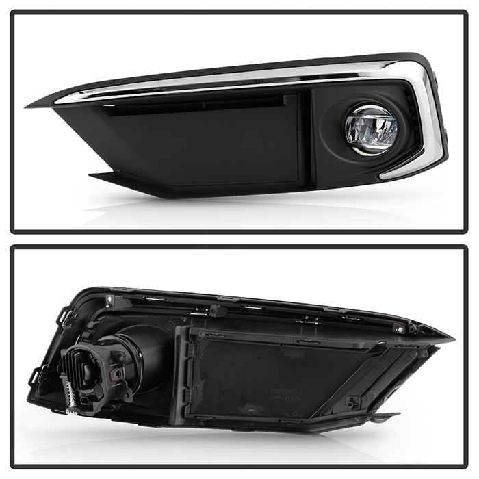 Spyder Honda Civic 2019+ OEM LED Fog Lights w/ OEM switch - Clear FL-HC2019-LED-C 5087034