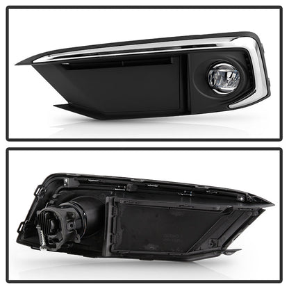 Spyder Honda Civic 2019+ OEM LED Fog Lights w/ OEM switch - Clear FL-HC2019-LED-C 5087034