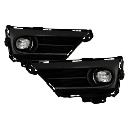 SPYDER 20-22 Honda CRV (Excl Hybrid) OEM Full LED Fog Lights w/Switch - Clear (FL-HCRV20-LED-C) 9051227