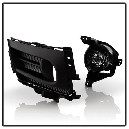 SPYDER 20-22 Honda CRV (Excl Hybrid) OEM Full LED Fog Lights w/Switch - Clear (FL-HCRV20-LED-C) 9051227