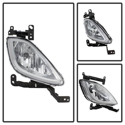 Spyder Hyundai Elantra 2011-2013 OE Style Fog Lights W/Switch Clear FL-HYE2011-C 5079909