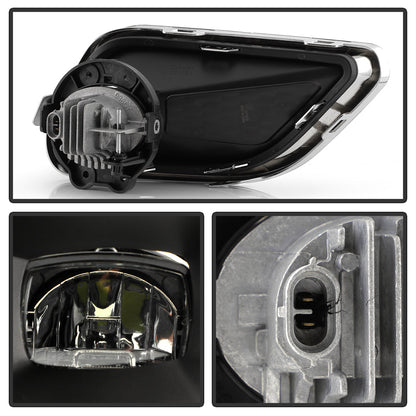 SPYDER 19-23 Jeep Cherokee OEM LED Fog Lights w/Switch - Clear (FL-JC19-LED-C) 9054204