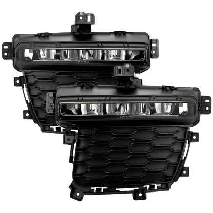 SPYDER 22-24 Jeep Grand Cherokee (3-Row) OEM LED Fog Lights w/Switch - Clear (FL-JGC22-3R-LED-C) 9054365