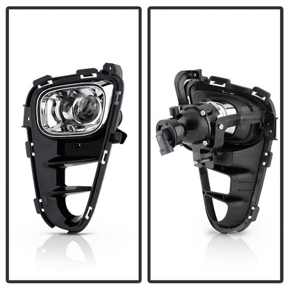Spyder Kia Picanto 2018-2020 OEM Fog Lights W/Universal Switch - 9006(Included) - Clear 5087058