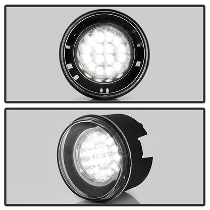 Spyder Jeep Grand Cherokee 05-09/Commander 06-08 LED Fog Lights w/Switch Clear FL-LED-JGC05-C 5015686