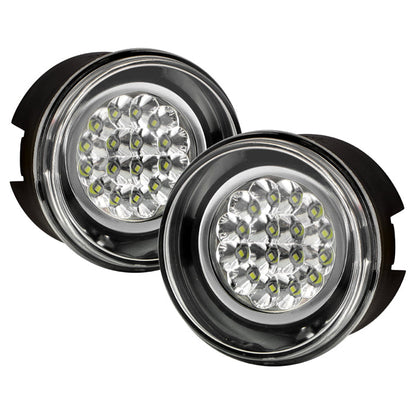 Spyder Jeep Grand Cherokee 05-09/Commander 06-08 LED Fog Lights w/Switch Clear FL-LED-JGC05-C 5015686