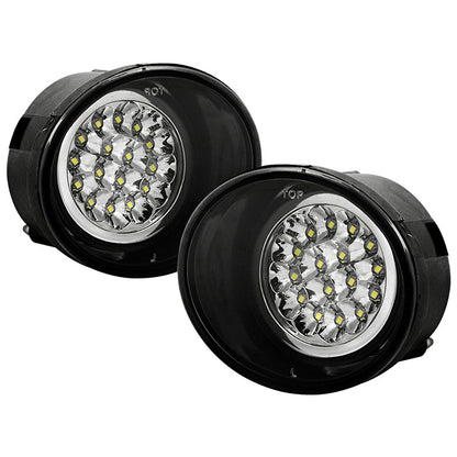 Spyder Nissan Titan 04-12/Nissan Armada 04-12 LED Fog Lights w/Switch Clear FL-LED-NT04-C 5015747