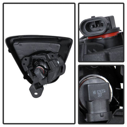 Spyder Mazda CX-5 2012-2015 OEM Fog Light W/Universal Switch- Clear FL-MCX52012-C 5080264