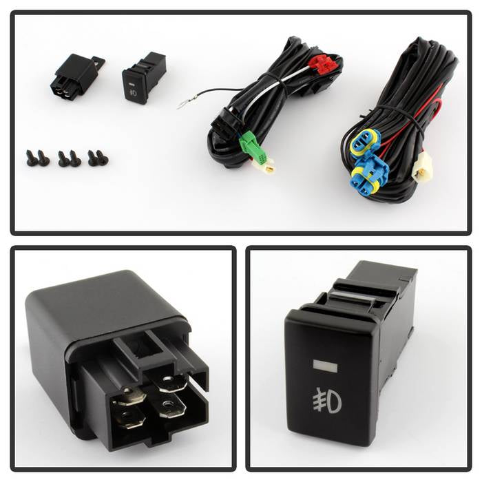 Spyder Mitsubishi Mirage 2014+ OEM Fog Lights w/Switch Clear FL-MM2014-C 5077769