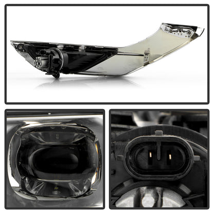 SPYDER 22-24 Mitsubishi Outlander OEM LED Fog Light w/ Switch - Clear (FL-MOUT22-LED-C) 9054242