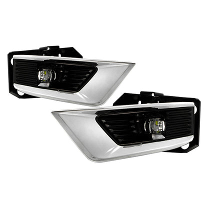 SPYDER 21-23 Nissan Armada Full LED OEM Fog Lights w/Switch (FL-NARM2021-LED-C) 9051241