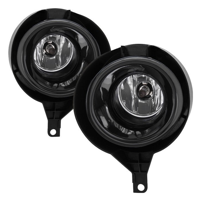 Spyder 05-16 Nissan Frontier Metal Chrome Bumper ONLY OEM Fog Lights w/Switch - Clear (FL-NF05-M-C) 5084972