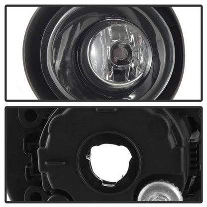 Spyder 05-16 Nissan Frontier Metal Chrome Bumper ONLY OEM Fog Lights w/Switch - Clear (FL-NF05-M-C) 5084972
