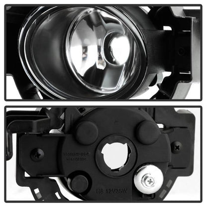 Spyder 17-18 Nissan Rogue (Sport Models ONLY) OEM Fog Lights w/Switch - Clear (FL-NR2017-SP-C) 5084934