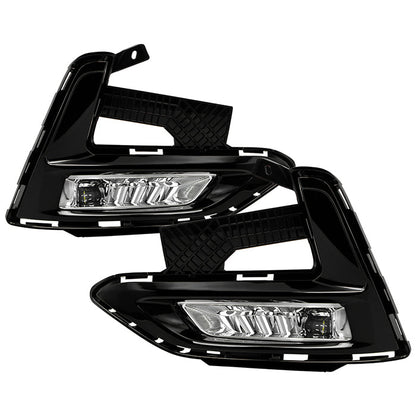 SPYDER 20-22 Nissan Sentra OEM LED Fog Light - Clear (FL-NS20-LED-C) 9051319