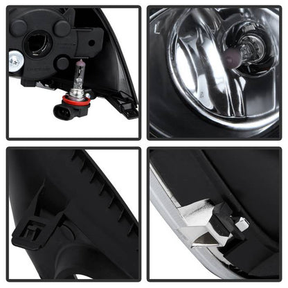 Spyder Nissan versa 2015+ OEM Fog Lights w/Switch Clear FL-NV2015-C 5080240