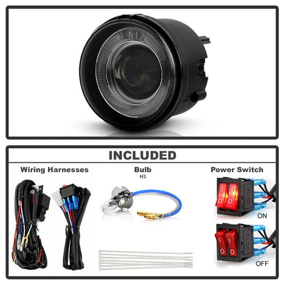 Spyder Dodge Charger 06-10/Caravan 05-07 Halo Projector Fog Lights w/swch Smke FL-P-DCH05-HL-SM 5039026