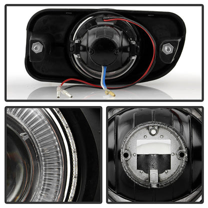 Spyder Jeep Grand Cherokee 99-04 Halo Projector Fog Lights w/Switch Clear FL-P-JGC99-HL 5021496