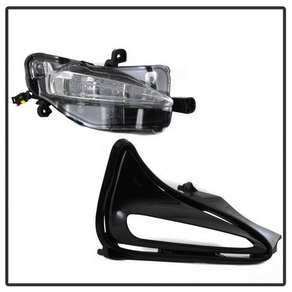 Spyder 2017+ Toyota Corolla OEM LED Fog Lights w/Switch - Clear (FL-TCO17-LED-C) 5084866