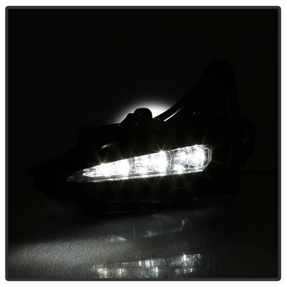 Spyder 2017+ Toyota Corolla OEM LED Fog Lights w/Switch - Clear (FL-TCO17-LED-C) 5084866