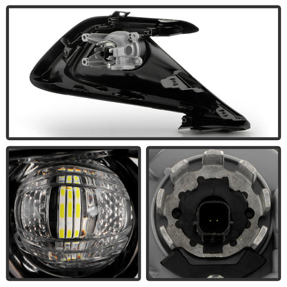 SPYDER 23-24 Toyota Corolla Hatchback OEM Full Fog Lights w/Switch - Clear (FL-TCOC2023-HB-LED-C) 9054280
