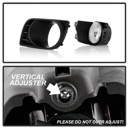 Spyder Toyota Sequoia 08-16 OEM Style Fog Lights w/OEM Fit Switch - Fog Bulbs-4145(Included) - Clear 5087133