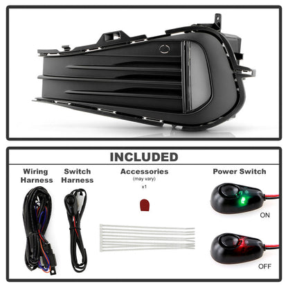 SPYDER Volkswagen Jetta 22-24 OEM Style Daytime Running Lights FL-VJ2022-LED-C 9055539
