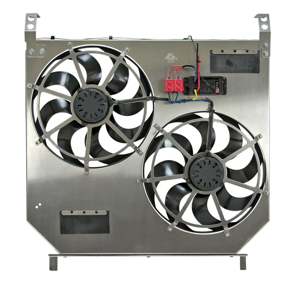 FLEX-A-LITE 03-07 Ford F250 P/U 15in Dual Electric Fan Heating and Cooling Fans main image
