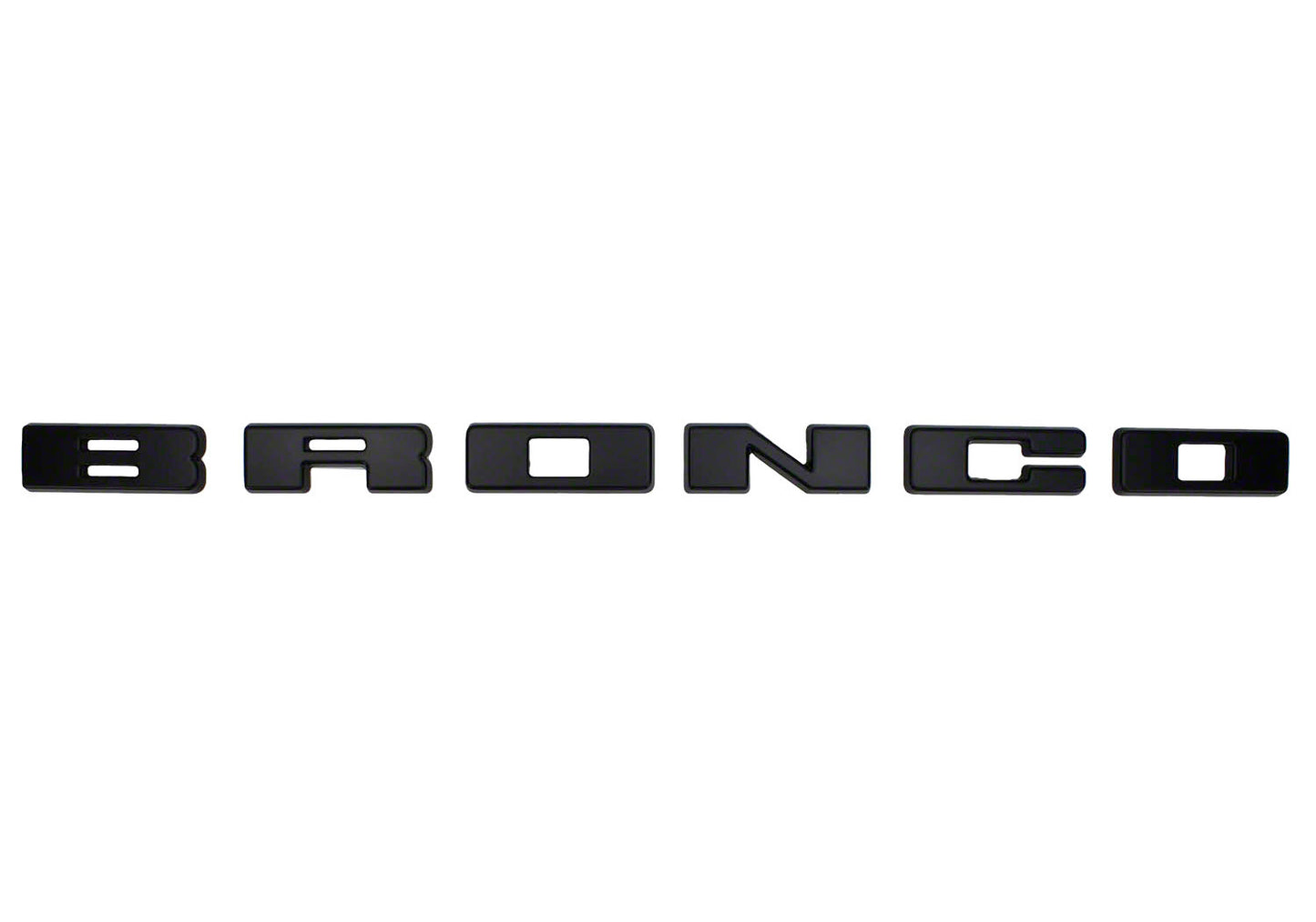FORD Bronco Grille Lettering Overlay Kit - Black Exterior Components Decals and Moldings main image