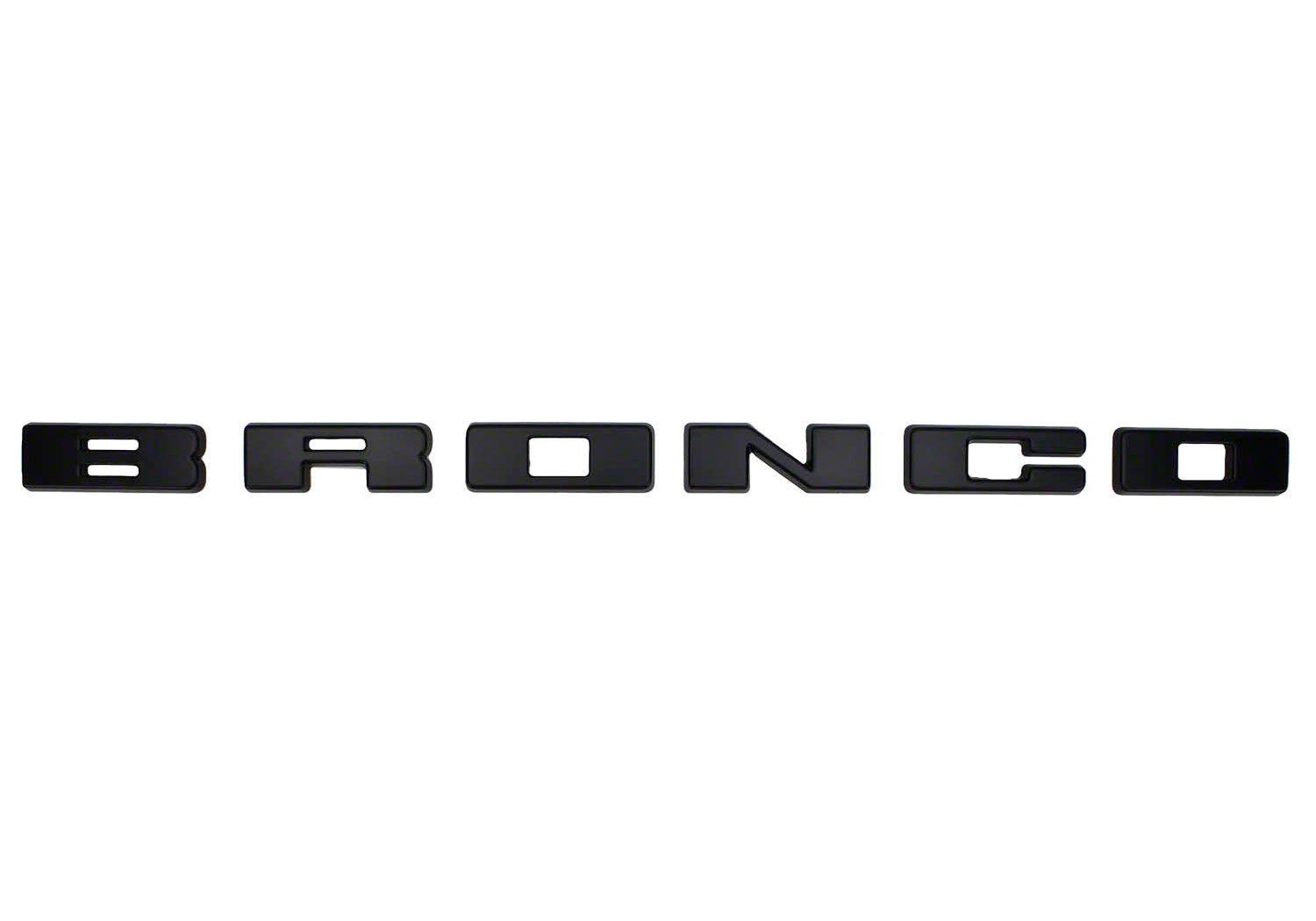 FORD Bronco Grille Lettering Overlay Kit - Black Exterior Components Decals and Moldings main image