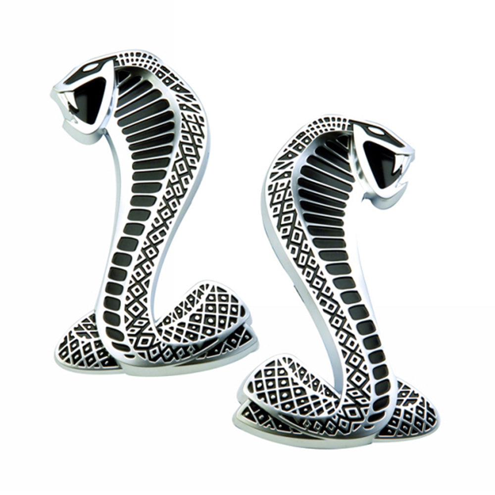 FORD 07-14 Mustang Shelby SVT Cobra Snake Fender Badge Exterior Components Decals and Moldings main image