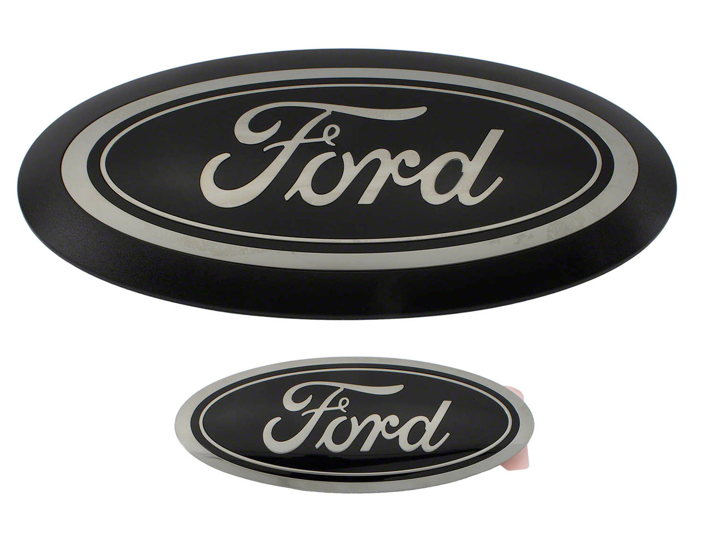 FORD Super Duty Black Oval Kitt - w/o Camera Exterior Components Decals and Moldings main image