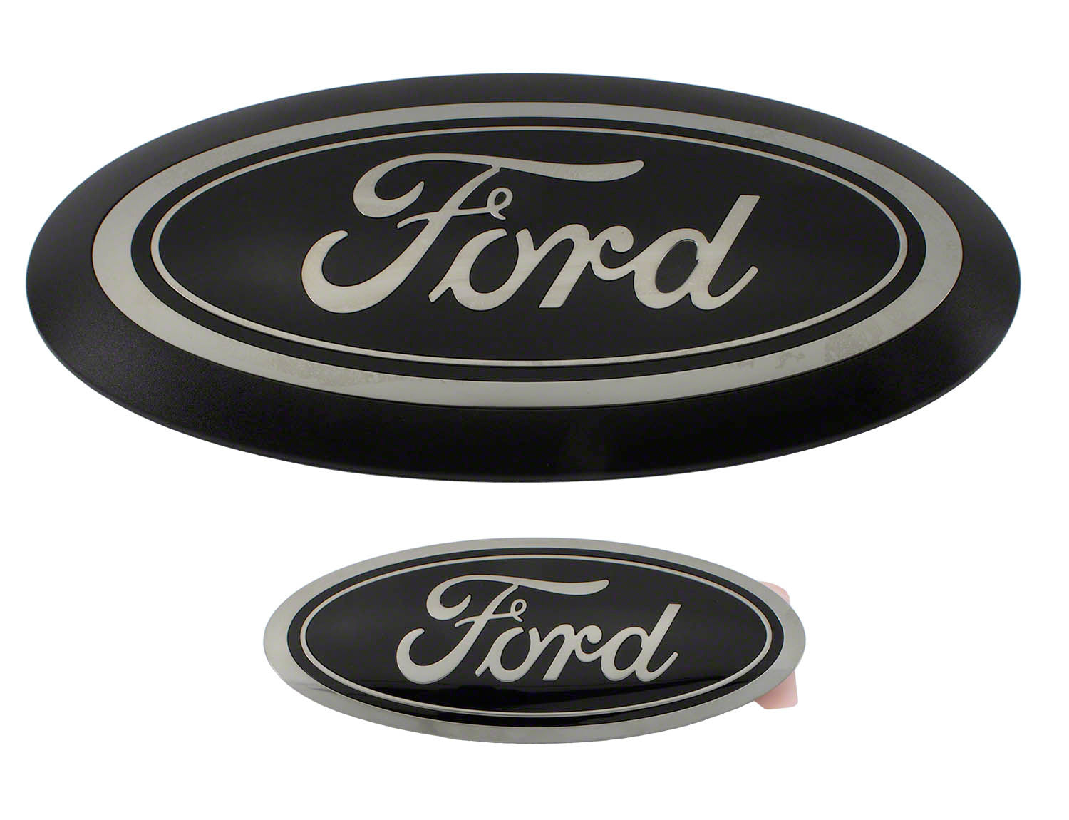 FORD Super Duty Black Oval Kitt - w/o Camera Exterior Components Decals and Moldings main image