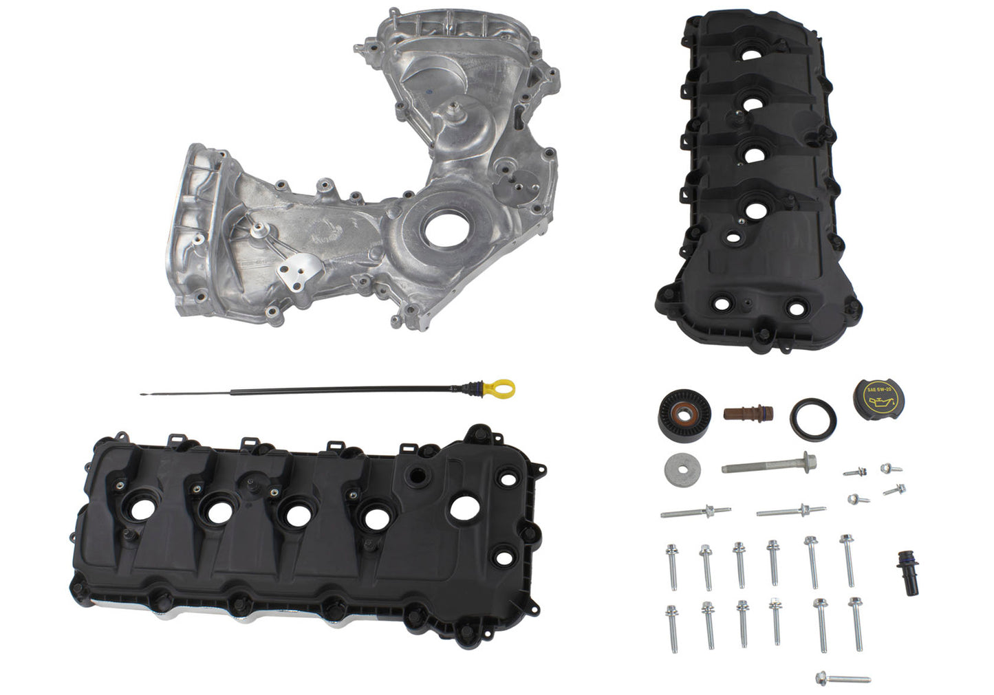 FORD 5.0L Coyote Timing/Front Cover and Cam Cover Kit Engines and Components Engine Covers, Pans and Dress-Up Components main image