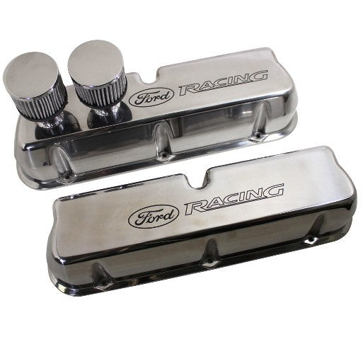 FORD SBF C/T Valve Covers w/ Breathers Engines and Components Engine Covers, Pans and Dress-Up Components main image