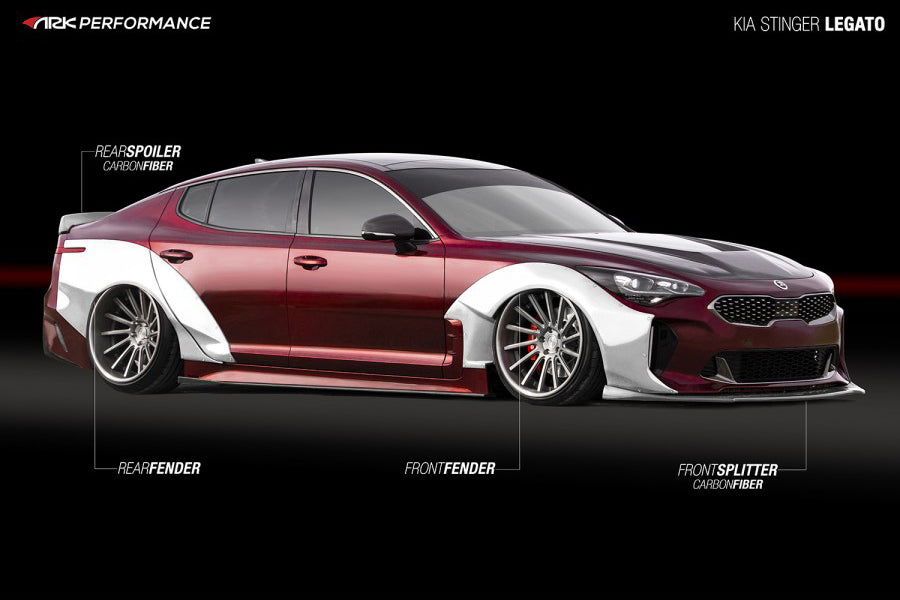 ARK 2018-2023 Kia Stinger Fiberglass Legato Wide Body Kit