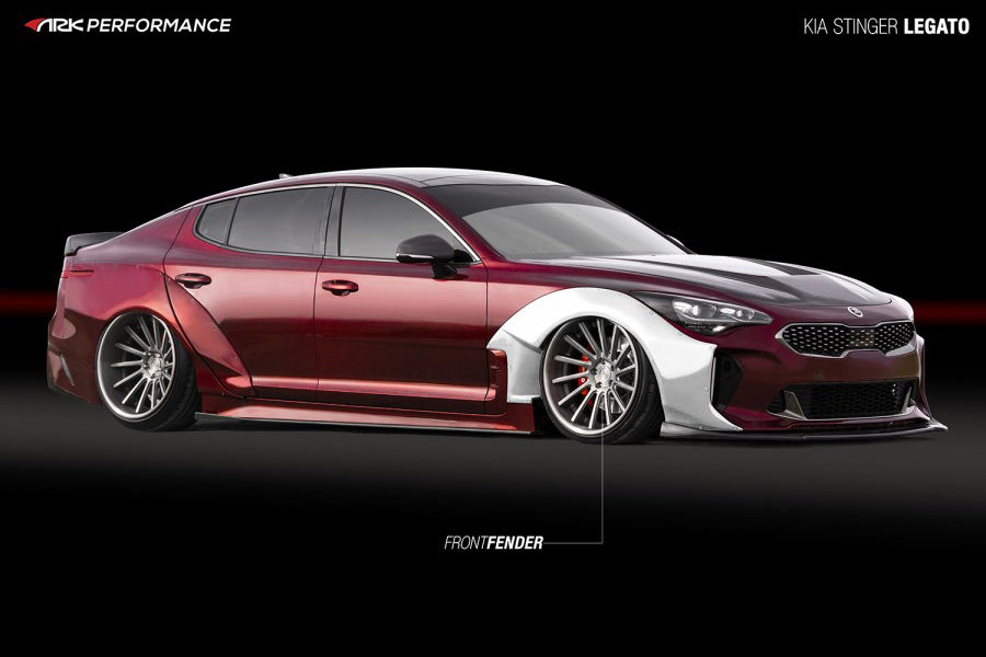 ARK 2018-2023 Kia Stinger Legato Front Wide Fender Set