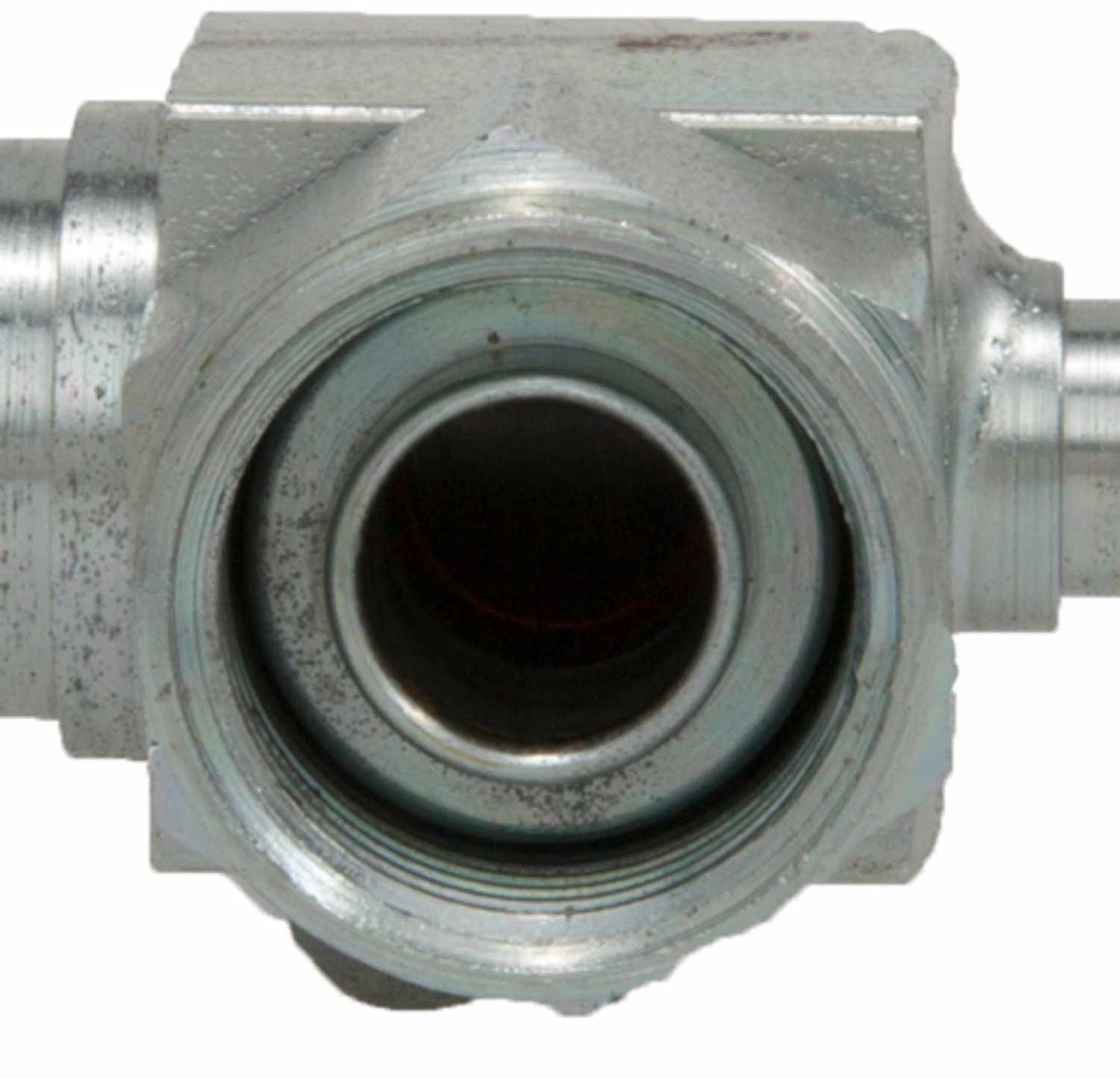 Four Seasons 90Â° Female O-Ring to Male Insert O-Ring with R12 Service Port, Steel, Adapter 12194