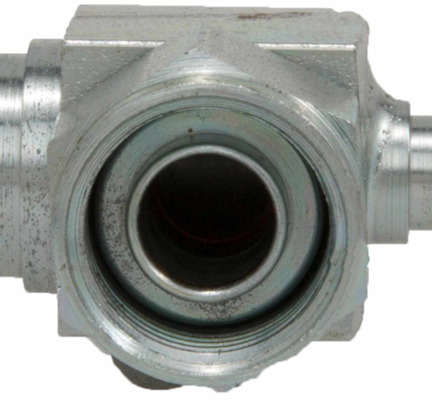 Four Seasons 90Â° Female O-Ring to Male Insert O-Ring with R12 Service Port, Steel, Adapter 12194