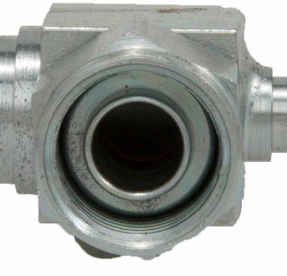 Four Seasons 90Â° Female O-Ring to Male Insert O-Ring with R12 Service Port, Steel, Adapter 12194