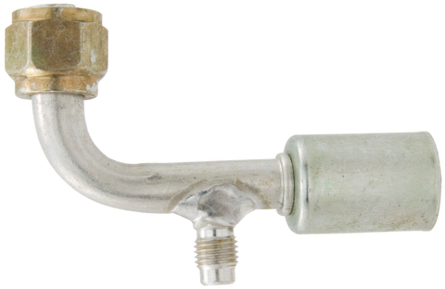 Four Seasons 90ï¿½ Female Standard O-Ring A/C Fitting w/ R12 Service Port 14918