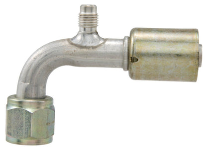 Four Seasons 90ï¿½ Female Standard O-Ring A/C Fitting w/ R12 Service Port 14920