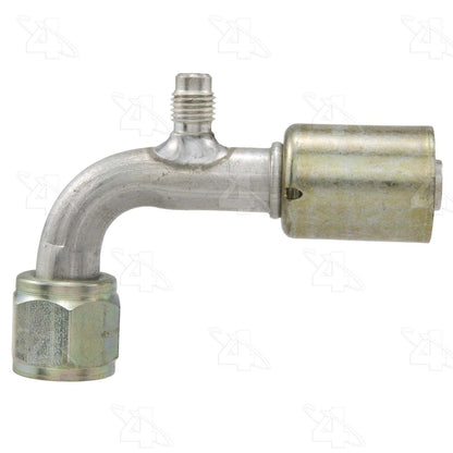 Four Seasons 90ï¿½ Female Standard O-Ring A/C Fitting w/ R12 Service Port 14920