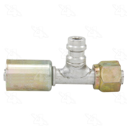 Four Seasons Straight Female Standard O-Ring A/C Fitting w/ R134A Service Port 14928